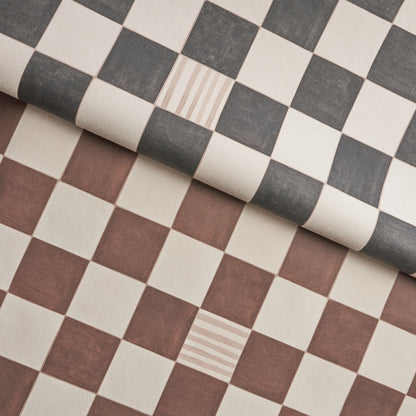 SCHUMACHER  Backdrop Gambit Panel   Cocoa , Charcoal   - 5014263