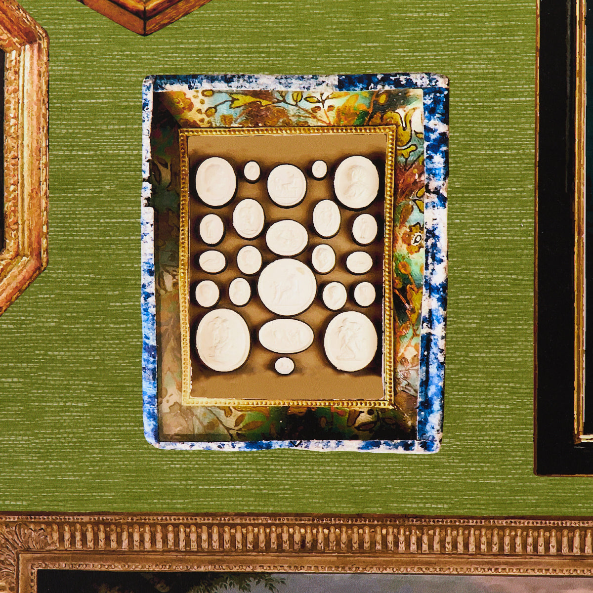 SCHUMACHER WALLCOVERING  JOHNSON HARTIG LE GRAND TOUR   ENGLISH GREEN   - 5014292