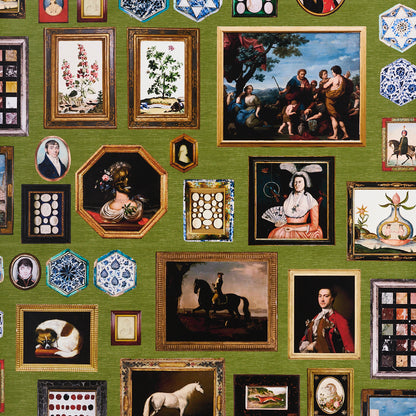 SCHUMACHER WALLCOVERING  JOHNSON HARTIG LE GRAND TOUR   ENGLISH GREEN   - 5014292