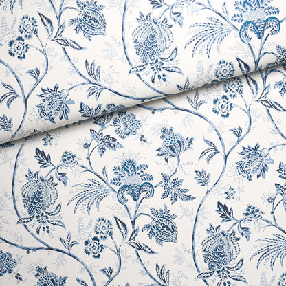 SCHUMACHER WALLCOVERING  MARK D. SIKES CHINOISERIE VINE   COBALT   - 5014350