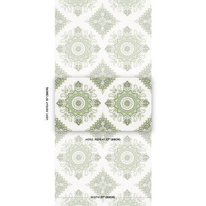 SCHUMACHER  MARK D. SIKES MONTECITO MEDALLION   LEAF GREEN   - 5014361