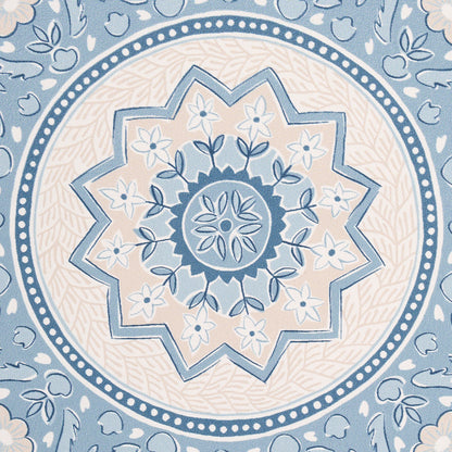 SCHUMACHER WALLCOVERING  MARK D. SIKES MONTECITO MEDALLION   CHINA BLUE   - 5014362