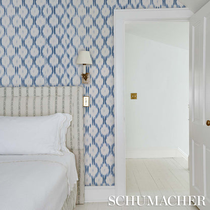 SCHUMACHER WALLCOVERING  MARK D. SIKES SANTA MONICA   INDIGO   - 5014370
