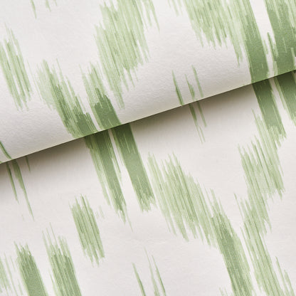 SCHUMACHER WALLCOVERING  MARK D. SIKES SANTA MONICA   LEAF GREEN   - 5014372
