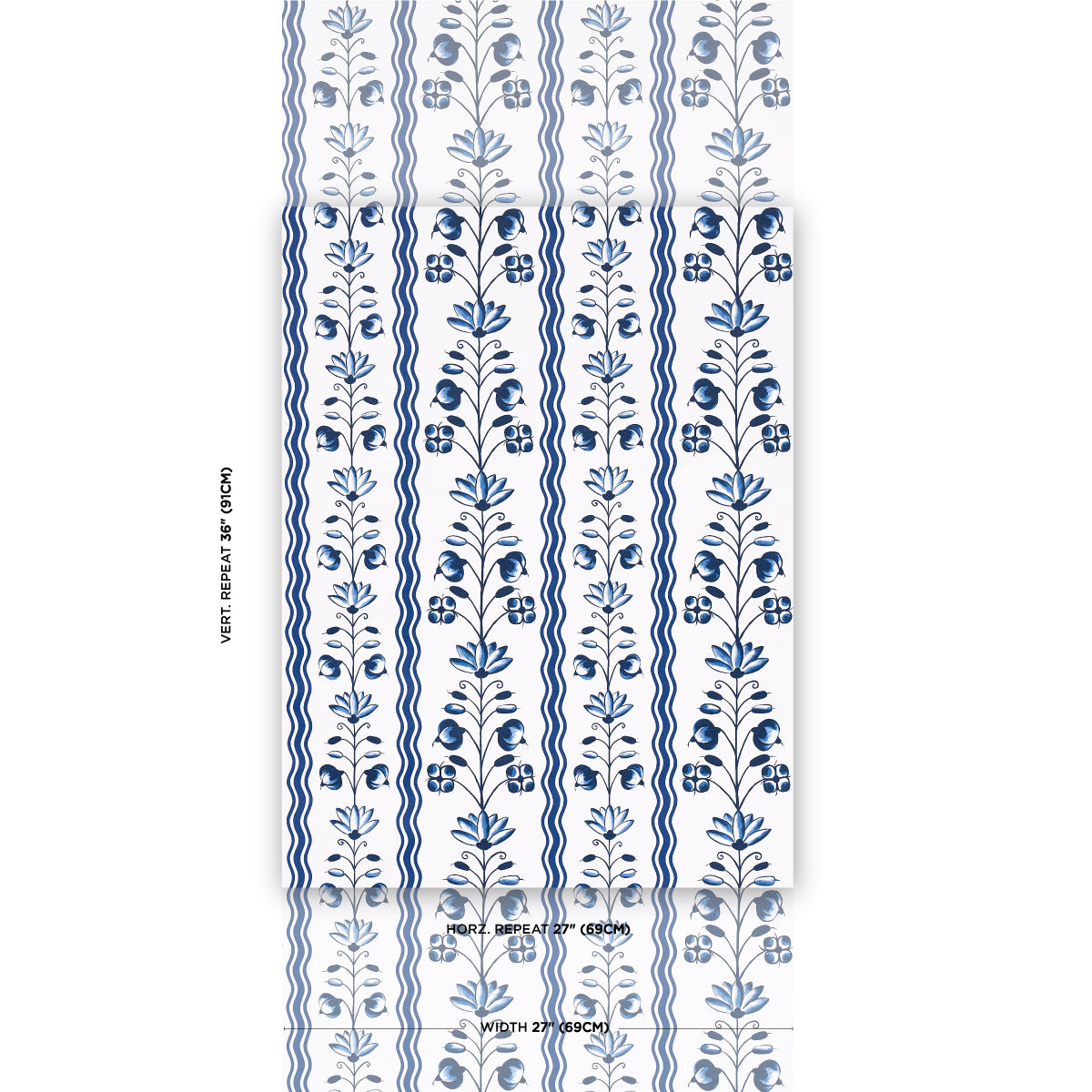 SCHUMACHER  MARIE-ANNE OUDEJANS DELFT WAVES   BLUE   - 5014380