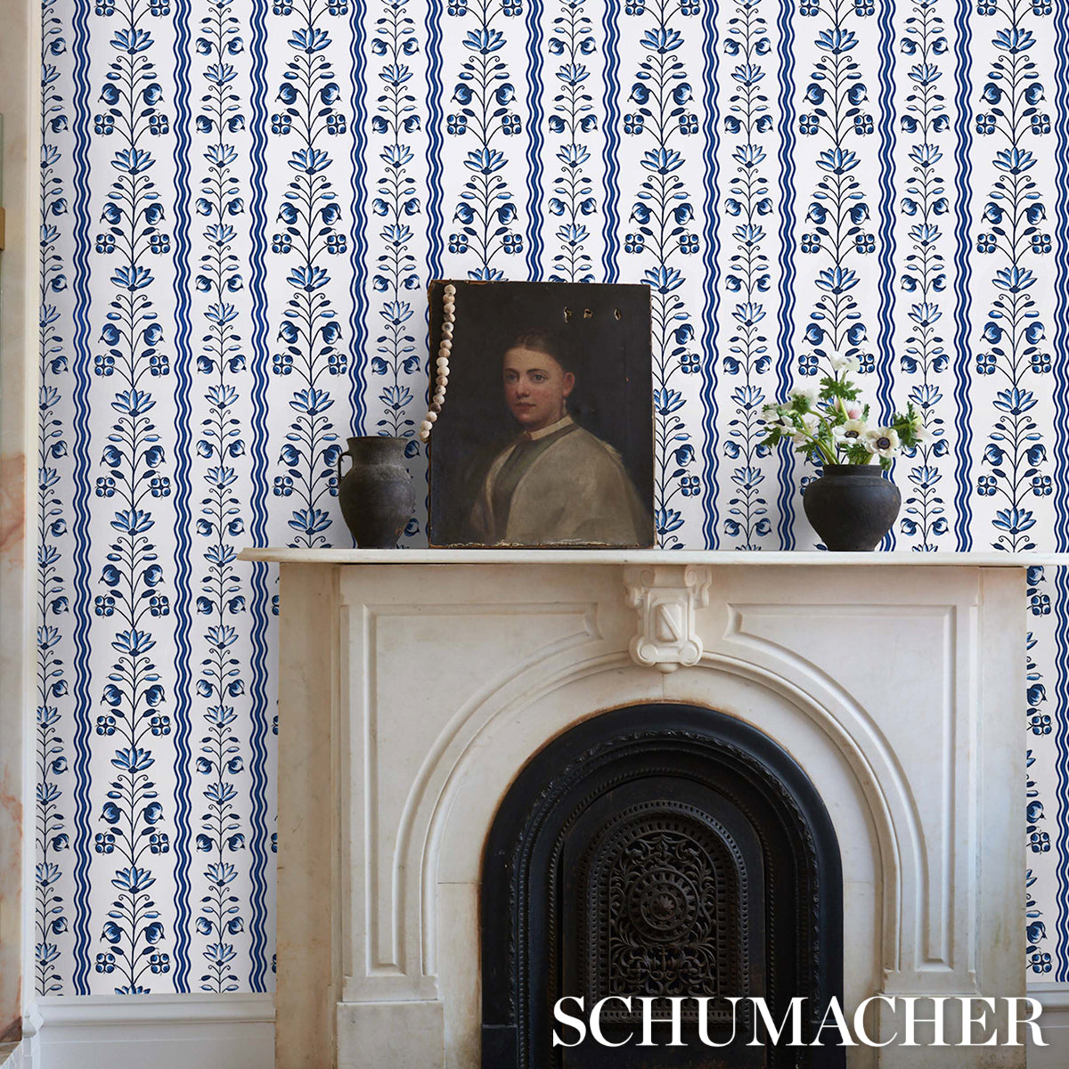 SCHUMACHER  MARIE-ANNE OUDEJANS DELFT WAVES   BLUE   - 5014380