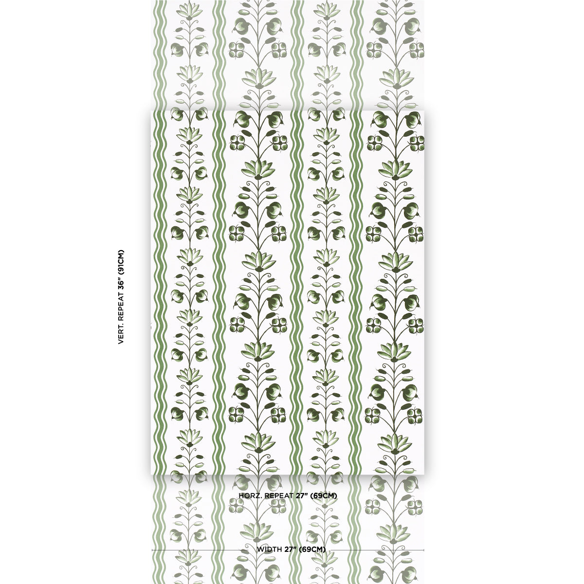 SCHUMACHER  MARIE-ANNE OUDEJANS DELFT WAVES   GREEN   - 5014381