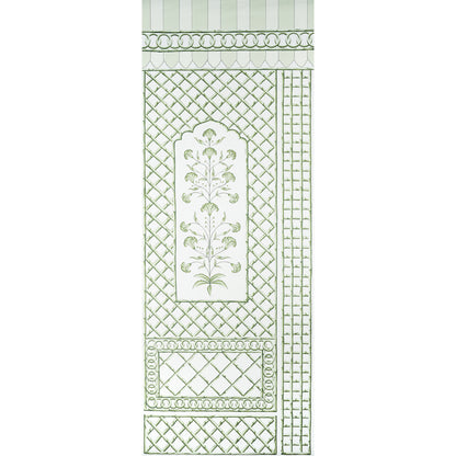 SCHUMACHER  MARIE-ANNE OUDEJANS BAMBOO TRELLIS PANEL A   GREEN   - 5014390
