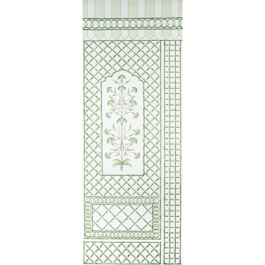 SCHUMACHER  MARIE-ANNE OUDEJANS BAMBOO TRELLIS PANEL A   GREEN   - 5014390