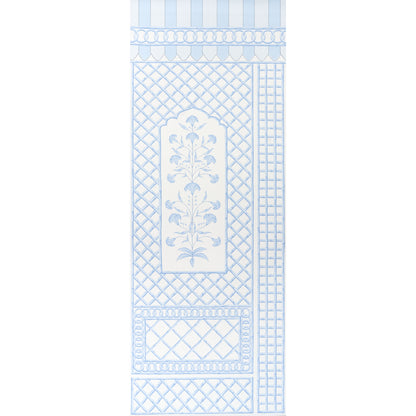 SCHUMACHER  MARIE-ANNE OUDEJANS BAMBOO TRELLIS PANEL A   BLUE   - 5014391