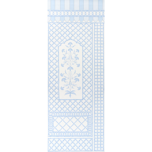 SCHUMACHER  MARIE-ANNE OUDEJANS BAMBOO TRELLIS PANEL A   BLUE   - 5014391