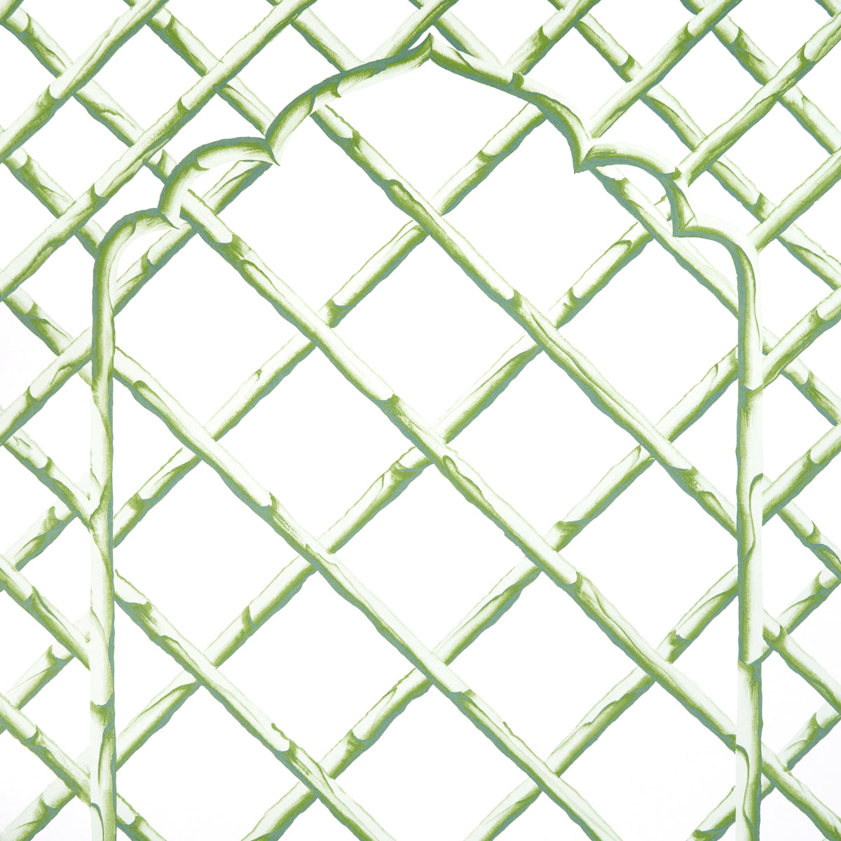 SCHUMACHER  MARIE-ANNE OUDEJANS BAMBOO TRELLIS PANEL B   GREEN   - 5014400