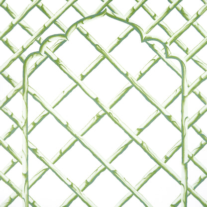 SCHUMACHER  MARIE-ANNE OUDEJANS BAMBOO TRELLIS PANEL B   GREEN   - 5014400