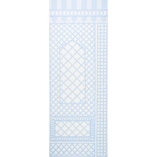SCHUMACHER  MARIE-ANNE OUDEJANS BAMBOO TRELLIS PANEL B   BLUE   - 5014401