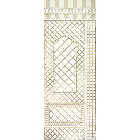 SCHUMACHER  MARIE-ANNE OUDEJANS BAMBOO TRELLIS PANEL B   NEUTRAL   - 5014402