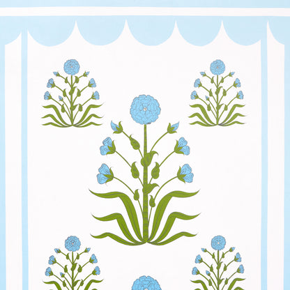 SCHUMACHER  MARIE-ANNE OUDEJANS ROYAL POPPY PANEL A   BLUE   - 5014431