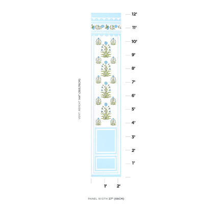 SCHUMACHER  MARIE-ANNE OUDEJANS ROYAL POPPY PANEL B   BLUE   - 5014441