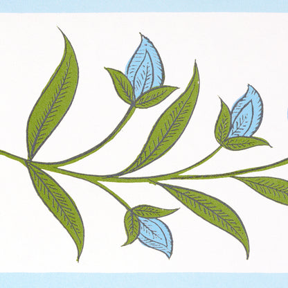 SCHUMACHER  MARIE-ANNE OUDEJANS ROYAL POPPY PANEL B   BLUE   - 5014441