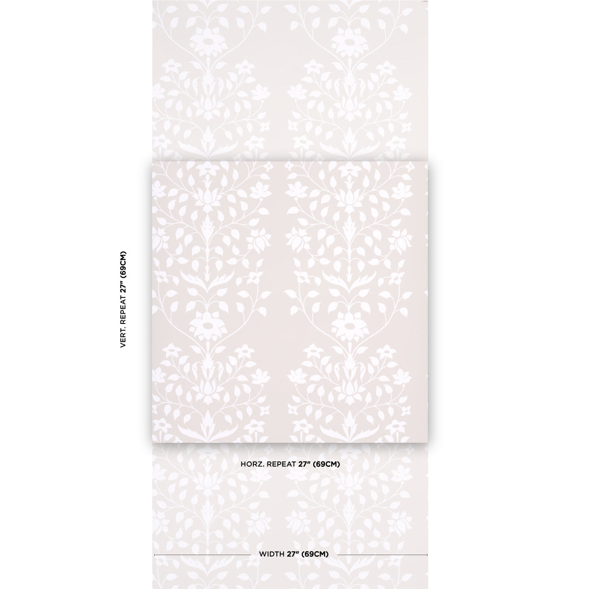 SCHUMACHER  MARIE-ANNE OUDEJANS JAIPUR MUGHAL FLOWER   Neutral   - 5014462