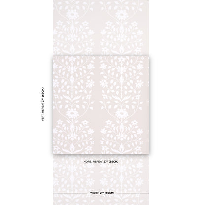SCHUMACHER  MARIE-ANNE OUDEJANS JAIPUR MUGHAL FLOWER   Neutral   - 5014462