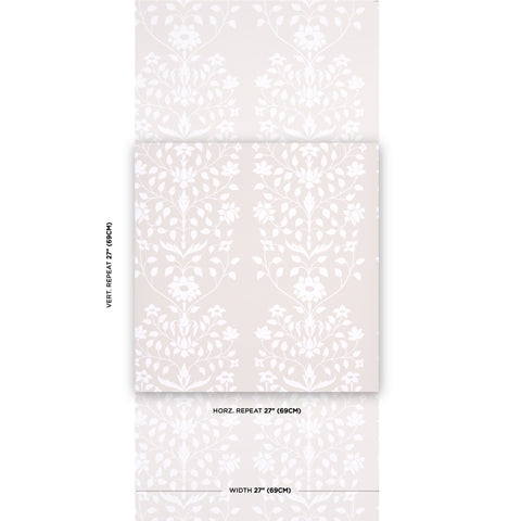 SCHUMACHER  MARIE-ANNE OUDEJANS JAIPUR MUGHAL FLOWER   Neutral   - 5014462