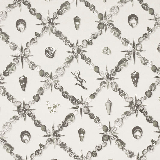 SCHUMACHER WALLCOVERING  CHARLAP HYMAN & HERRERO GROTTO TREILLAGE   GRISAILLE   - 5014491