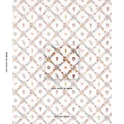 SCHUMACHER  CHARLAP HYMAN & HERRERO GROTTO TREILLAGE   MULTI ON IVORY   - 5014492