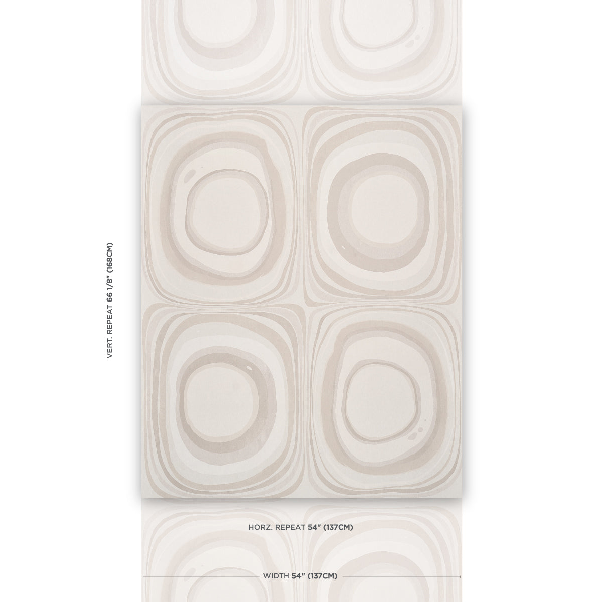 Beige ceramic wall tiles with cream concentric rounded-square patterns; modular panels for a geometric modern look.