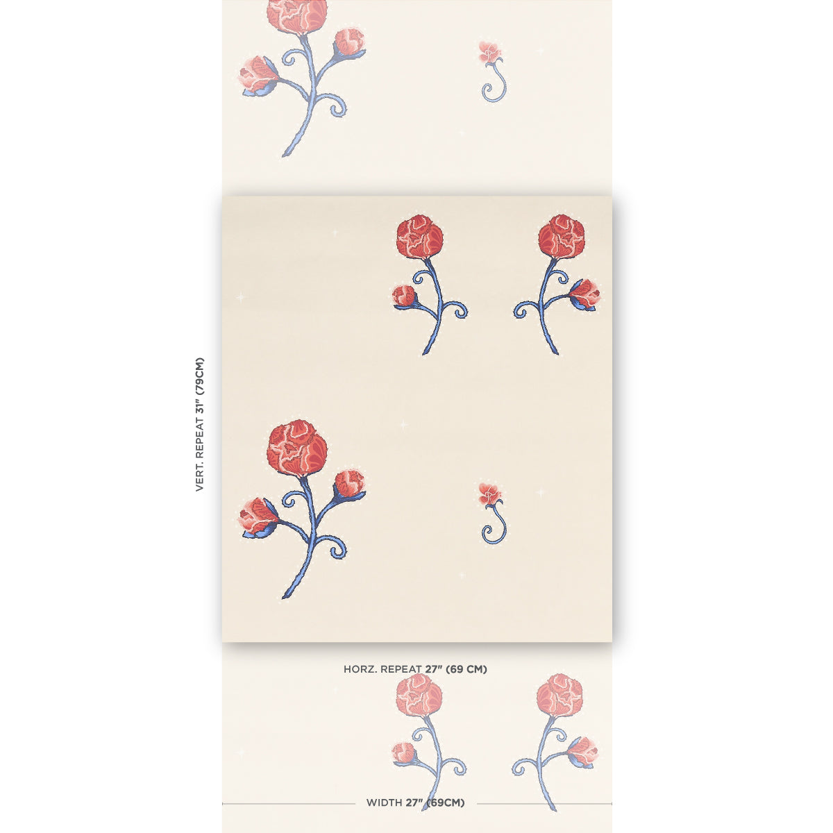 SCHUMACHER  BACKDROP RHINESTONE COWBOY   POPPY   - 5014580