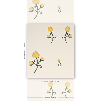 SCHUMACHER  BACKDROP RHINESTONE COWBOY   BRIGHT YELLOW   - 5014581