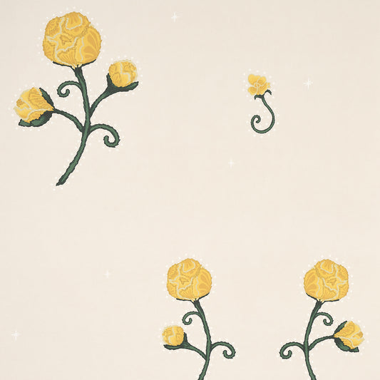 SCHUMACHER  BACKDROP RHINESTONE COWBOY   BRIGHT YELLOW   - 5014581