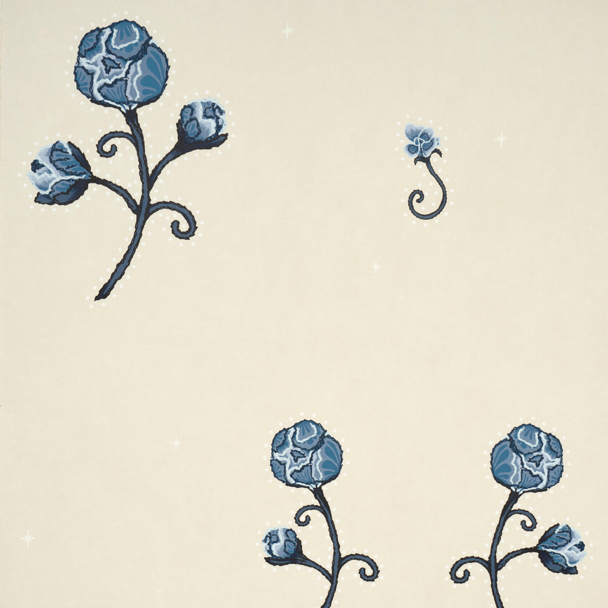 SCHUMACHER  BACKDROP RHINESTONE COWBOY   NAVY   - 5014583