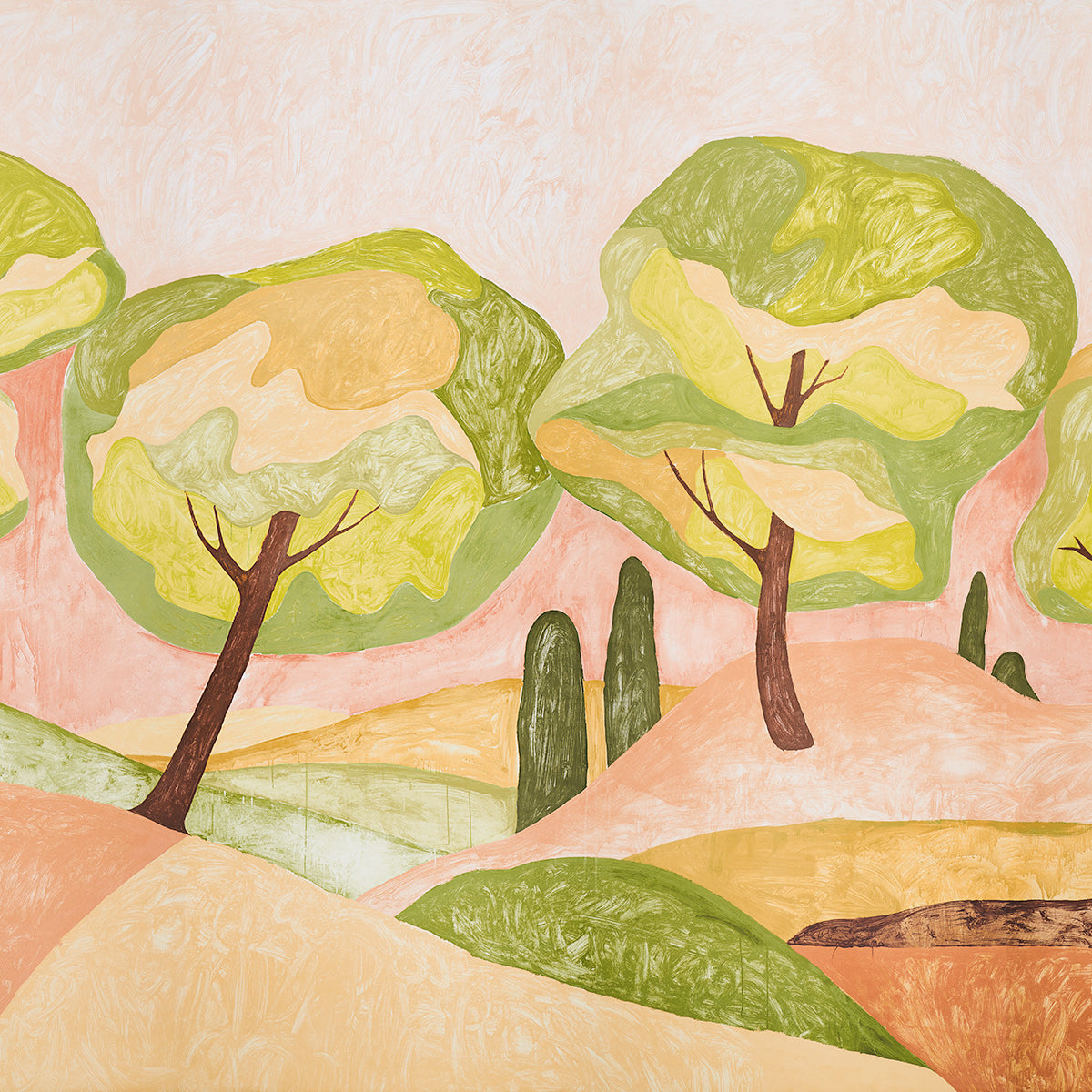 SCHUMACHER  ABEL MACIAS FOREST HILLS PANEL SET   SUNSET   - 5014651