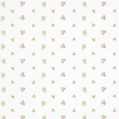 SCHUMACHER WALLCOVERING  NEW OLD-FASHIONED MARGIE FLORAL   ROSE   - 5014742