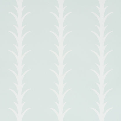 SCHUMACHER  MOON RIVER ACANTHUS STRIPE   IVORY ON MINERAL   - 5014770