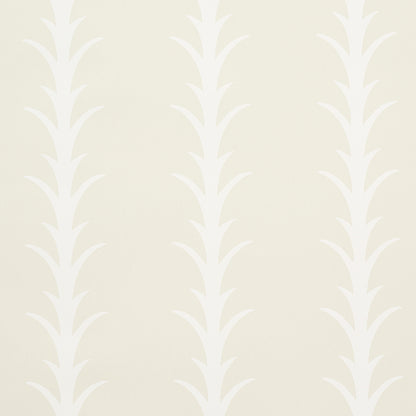 SCHUMACHER WALLCOVERING  MOON RIVER ACANTHUS STRIPE   IVORY ON NEUTRAL   - 5014771