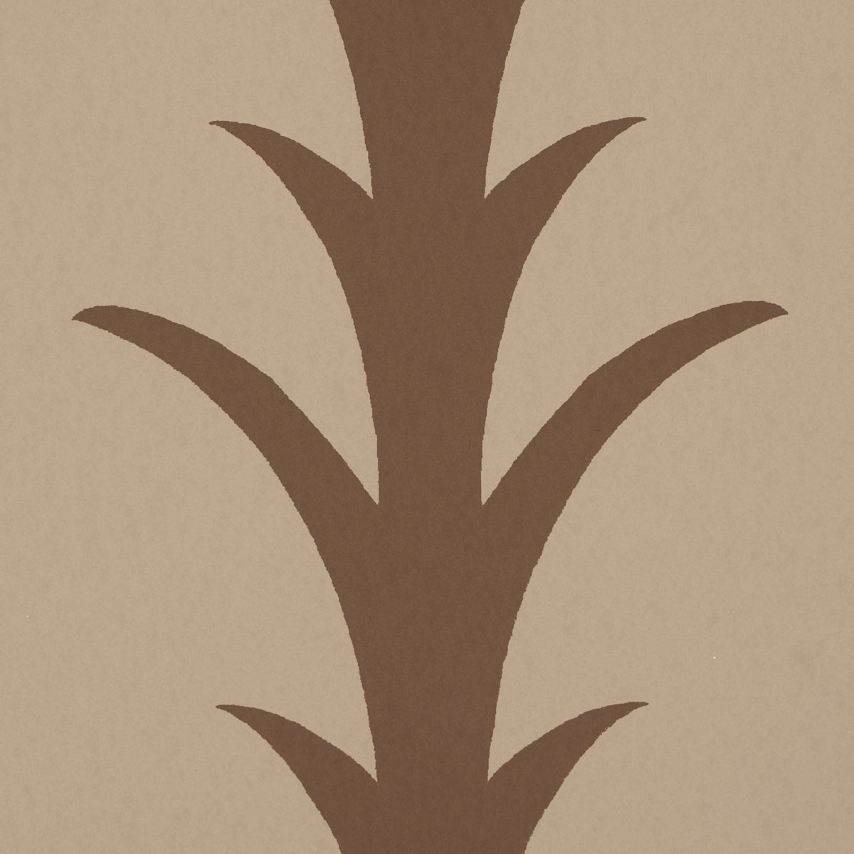 SCHUMACHER  ATELIER PARIS ACANTHUS STRIPE   Brown On Beige   - 5014774