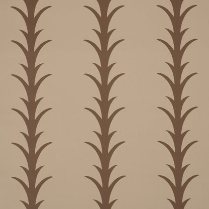 SCHUMACHER  ATELIER PARIS ACANTHUS STRIPE   Brown On Beige   - 5014774