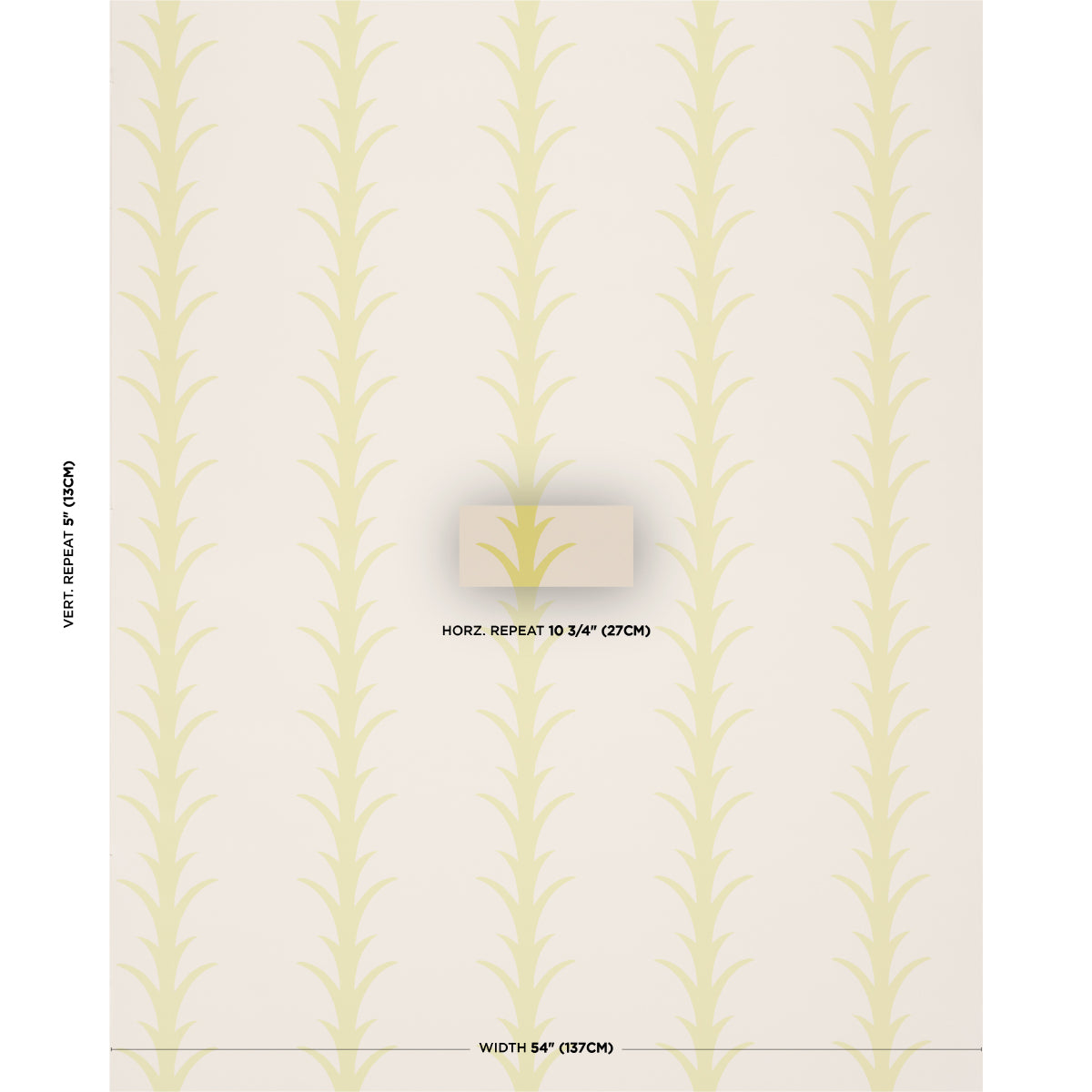 SCHUMACHER  ATELIER PARIS ACANTHUS STRIPE   Soleil On Sand   - 5014775