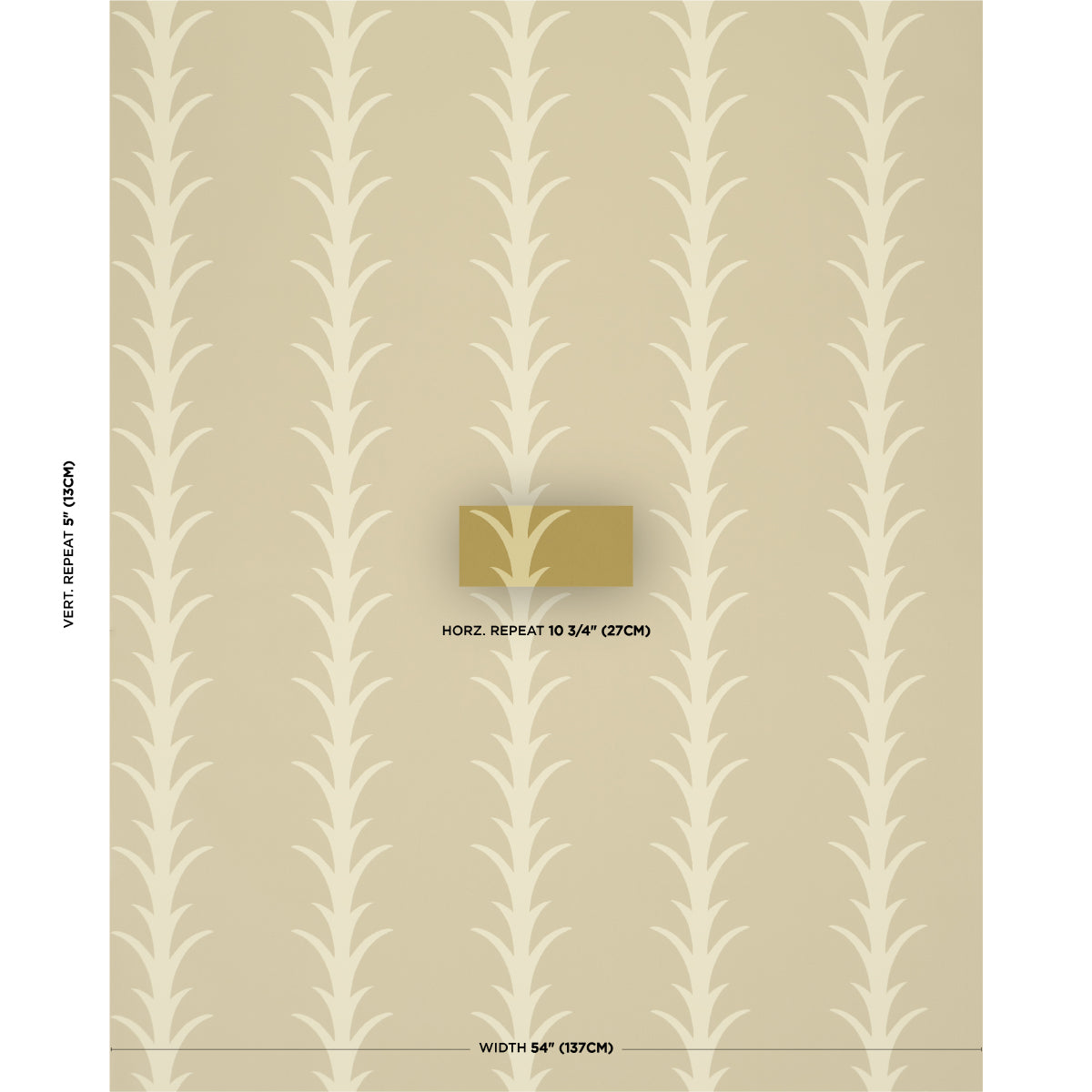 SCHUMACHER  ATELIER PARIS ACANTHUS STRIPE   Anis On Chartreuse   - 5014777