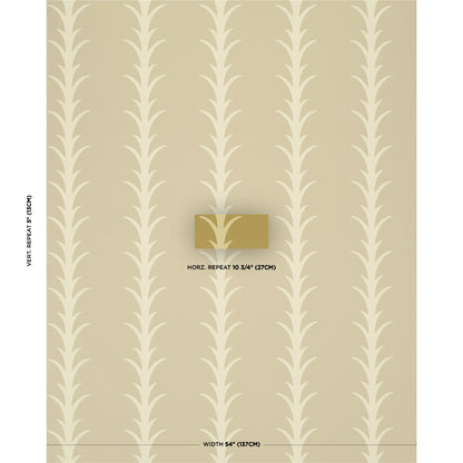 SCHUMACHER  ATELIER PARIS ACANTHUS STRIPE   Anis On Chartreuse   - 5014777