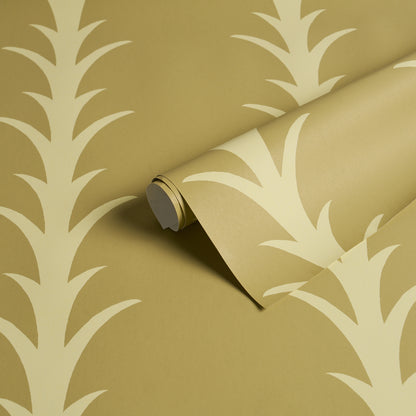 SCHUMACHER  ATELIER PARIS ACANTHUS STRIPE   Anis On Chartreuse   - 5014777