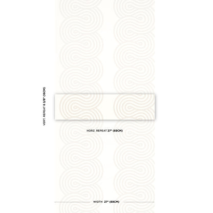 SCHUMACHER WALLCOVERING  MOON RIVER GIRALDI   PUMICE   - 5014790