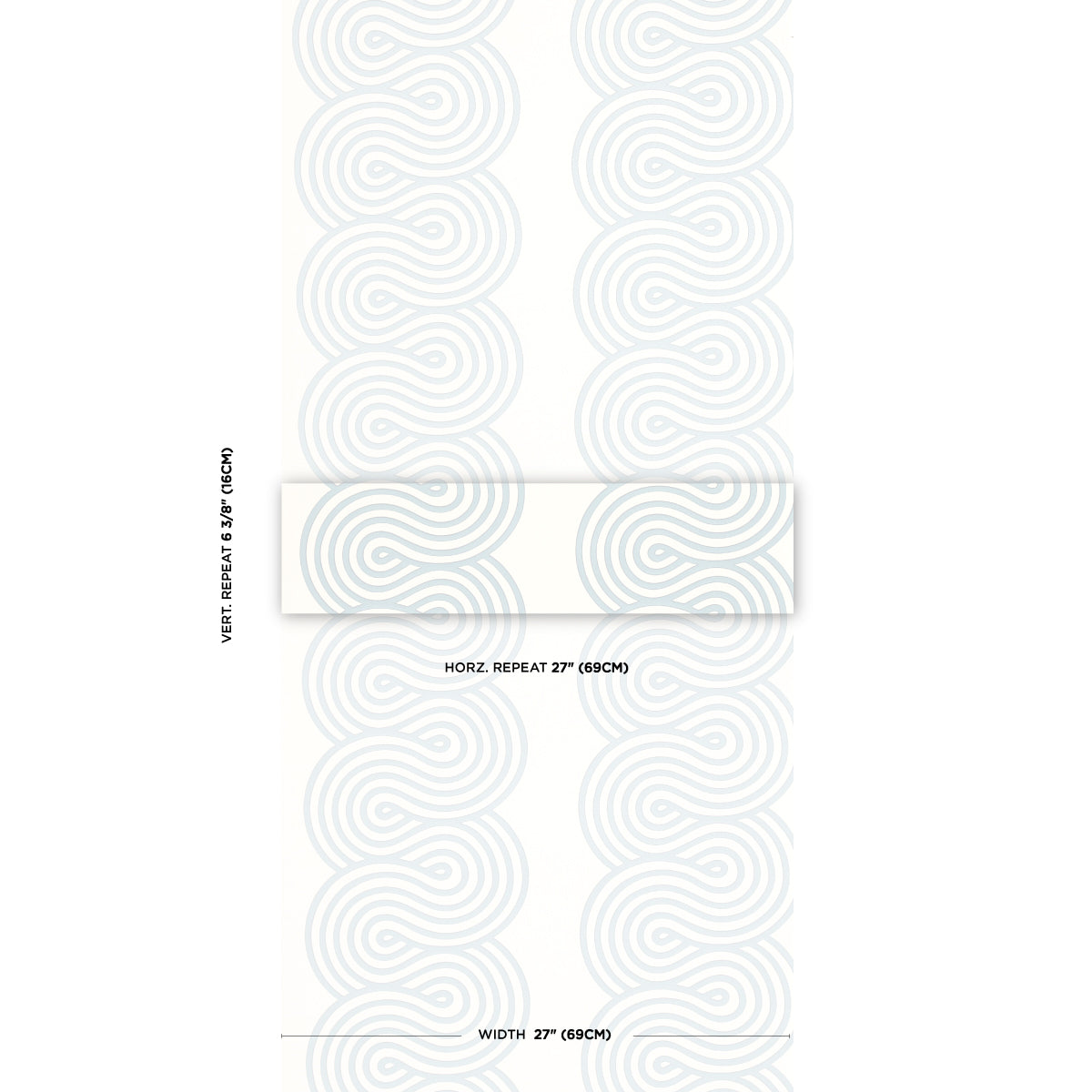 SCHUMACHER WALLCOVERING  MOON RIVER GIRALDI   SKY   - 5014791