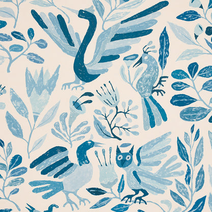 SCHUMACHER WALLCOVERING  ABEL MACIAS CANOPY   BLUE BIRDS   - 5014830
