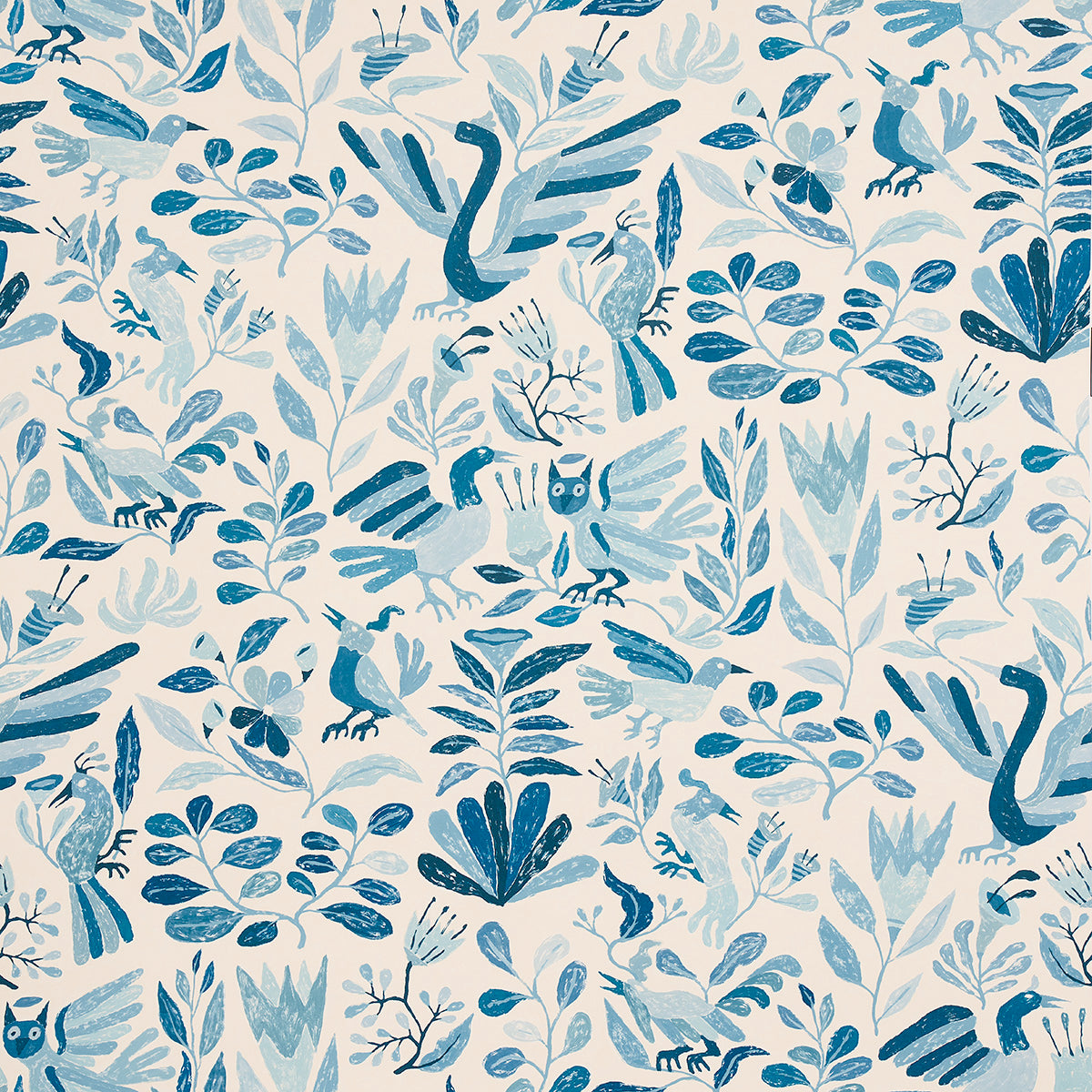 SCHUMACHER WALLCOVERING  ABEL MACIAS CANOPY   BLUE BIRDS   - 5014830