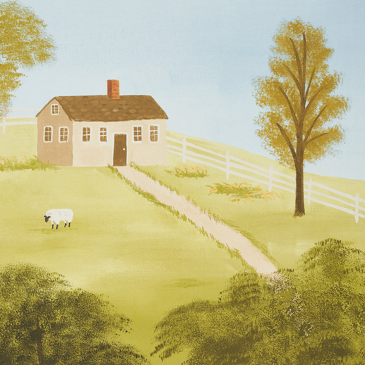 SCHUMACHER WALLCOVERING  AMERICANA EATON'S LANDSCAPE PANEL SET   DOCUMENT   - 5014850