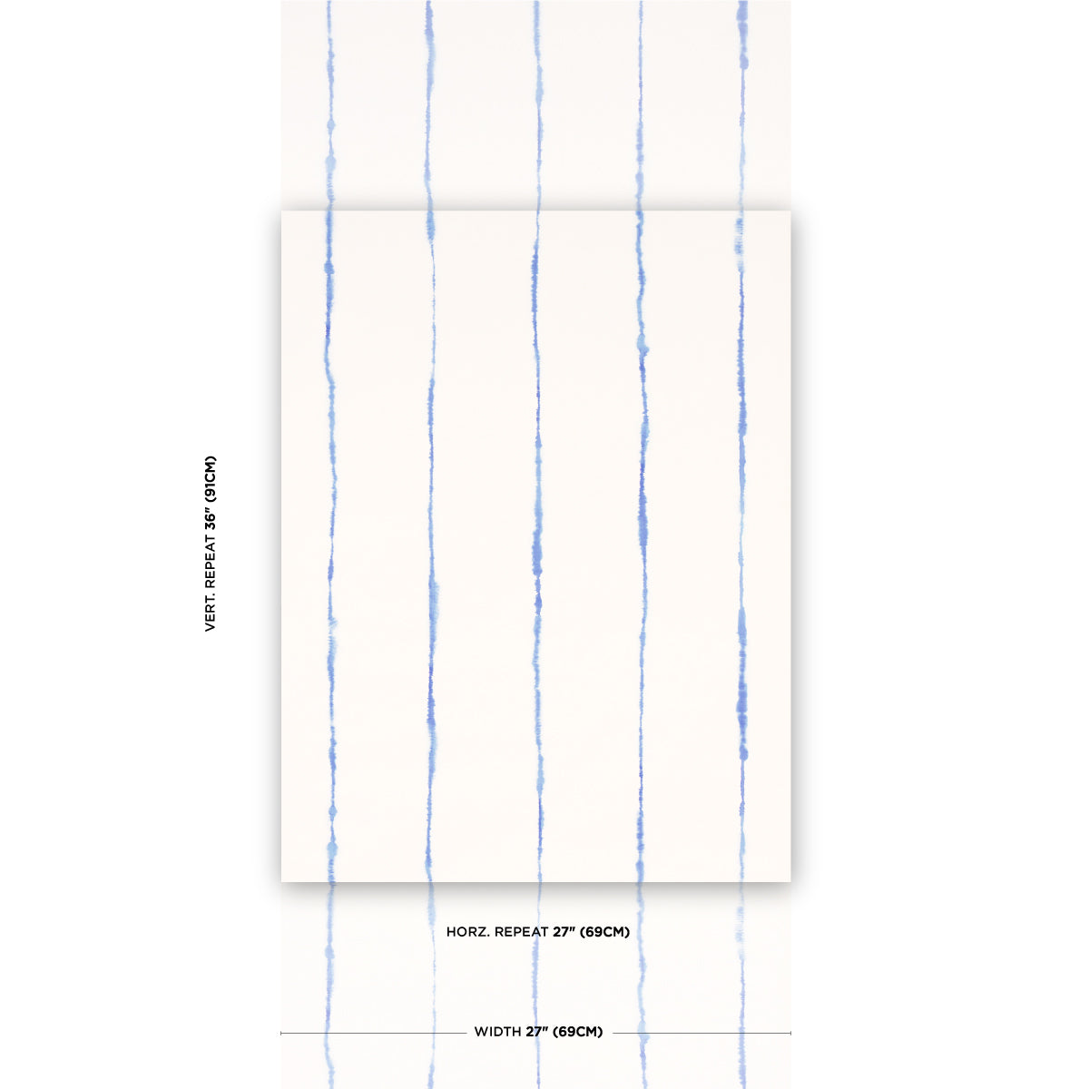 SCHUMACHER  BACKDROP EPHEMERA   CORNFLOWER   - 5014870