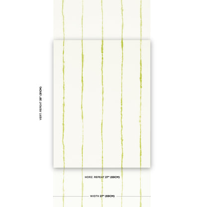 SCHUMACHER  BACKDROP EPHEMERA   CHARTREUSE   - 5014871
