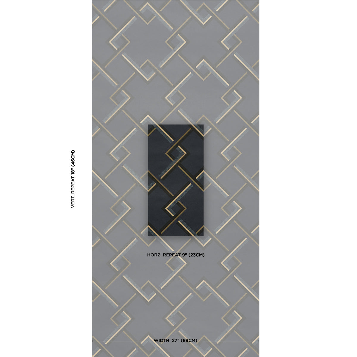 SCHUMACHER  NEISHA CROSLAND MAH JONG   RIVER BLUE   - 5014931